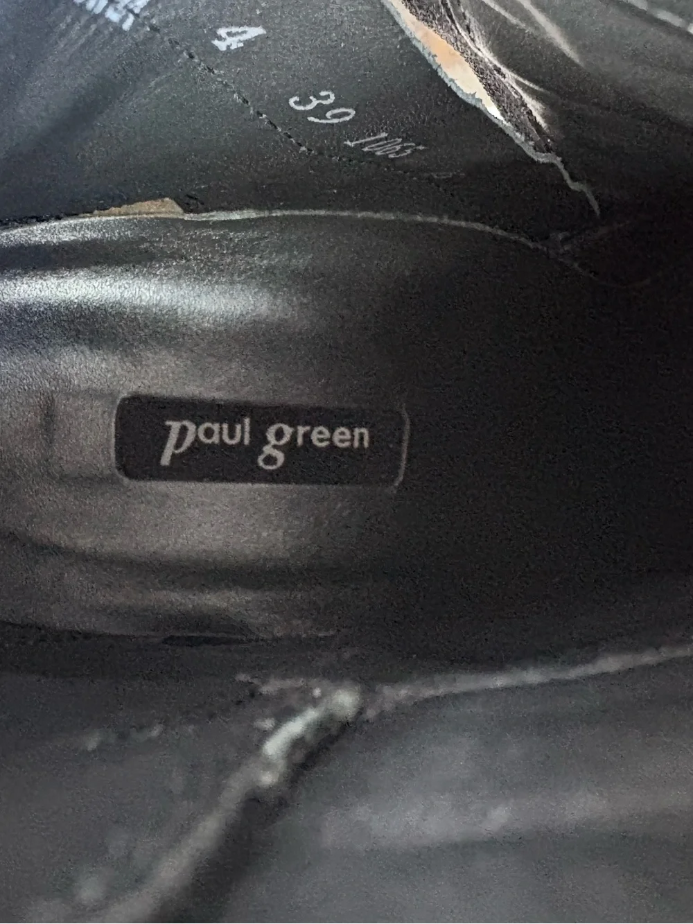 Paul Green moto block-heel ankle bootie sz 6.5